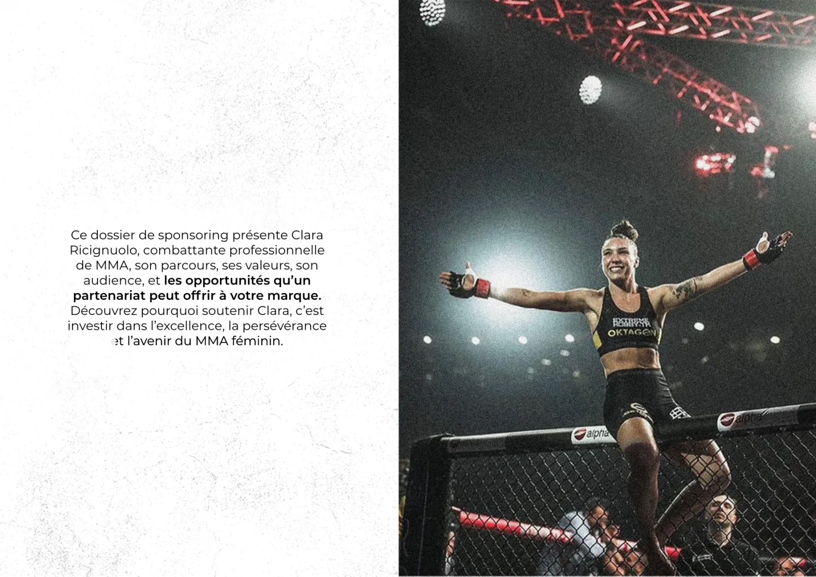 Dossier de sponsoring de Clara Riccignuolo, page 2