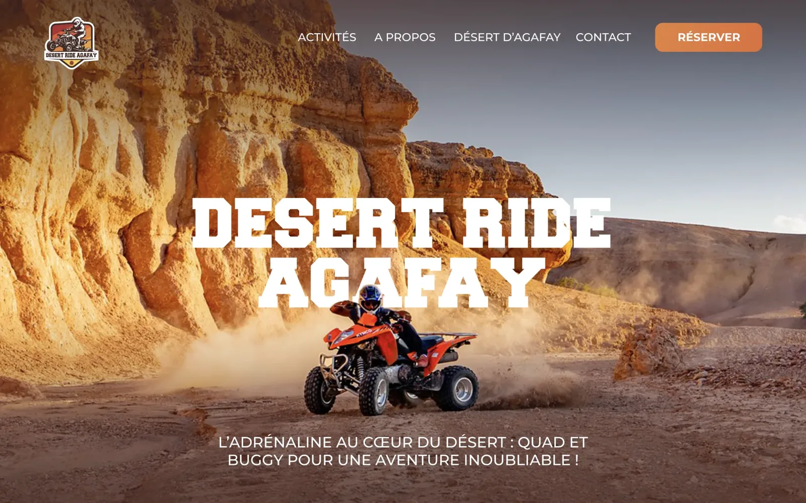 Desert Ride Agafay, capture sur ordinateur