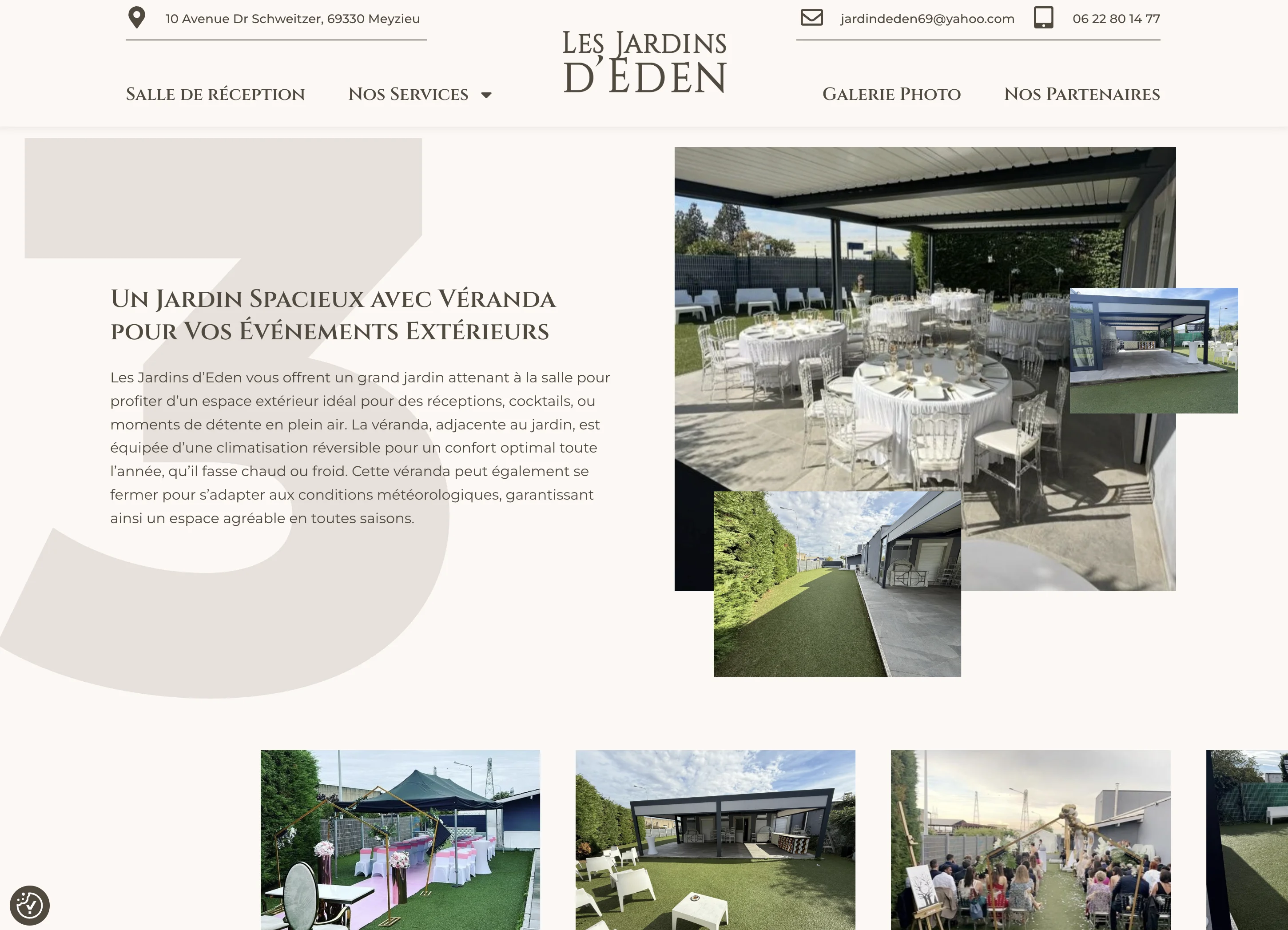 Les Jardins d'Eden - Espace extérieur et véranda
