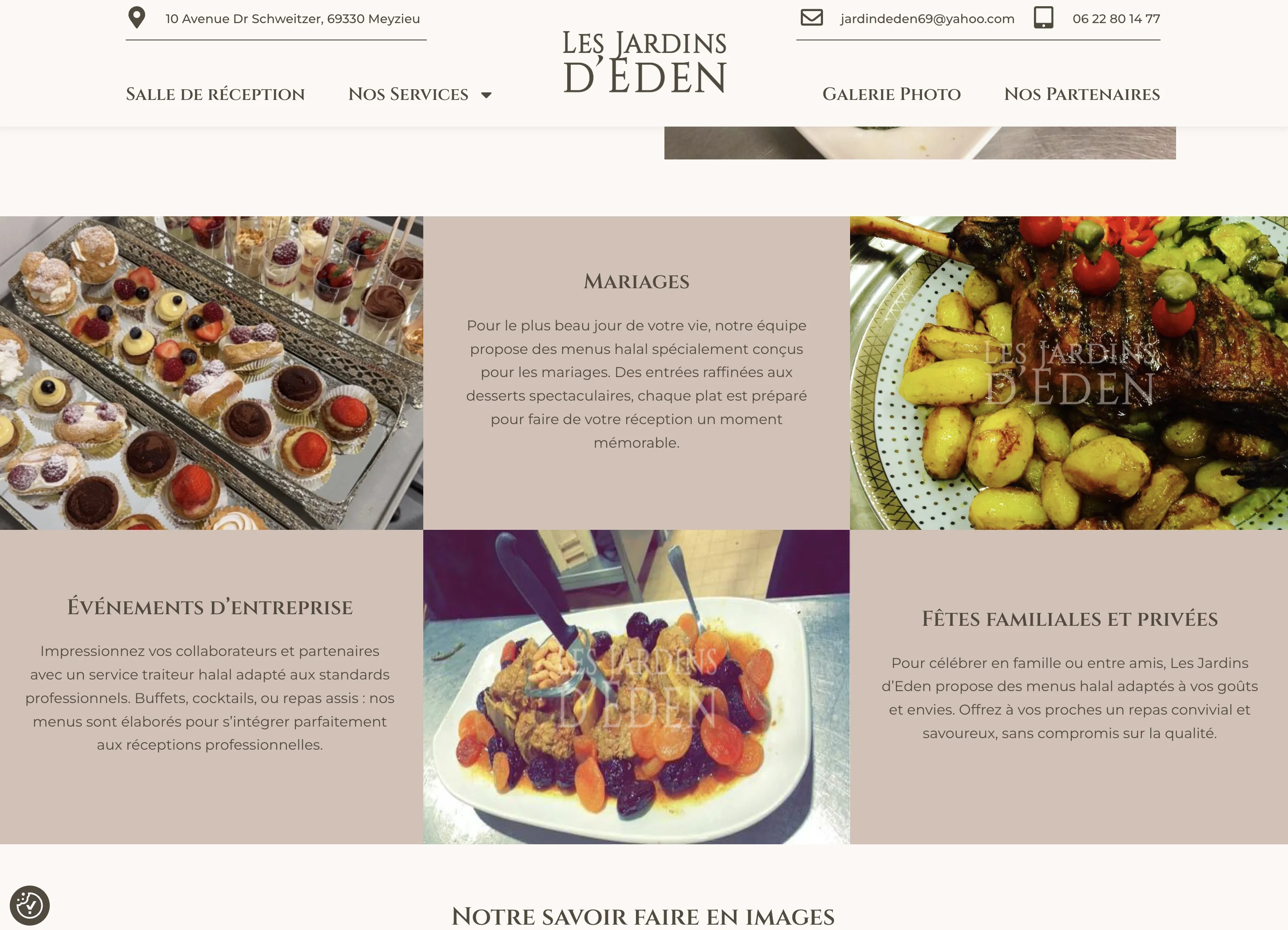 Les Jardins d'Eden - Traiteur halal