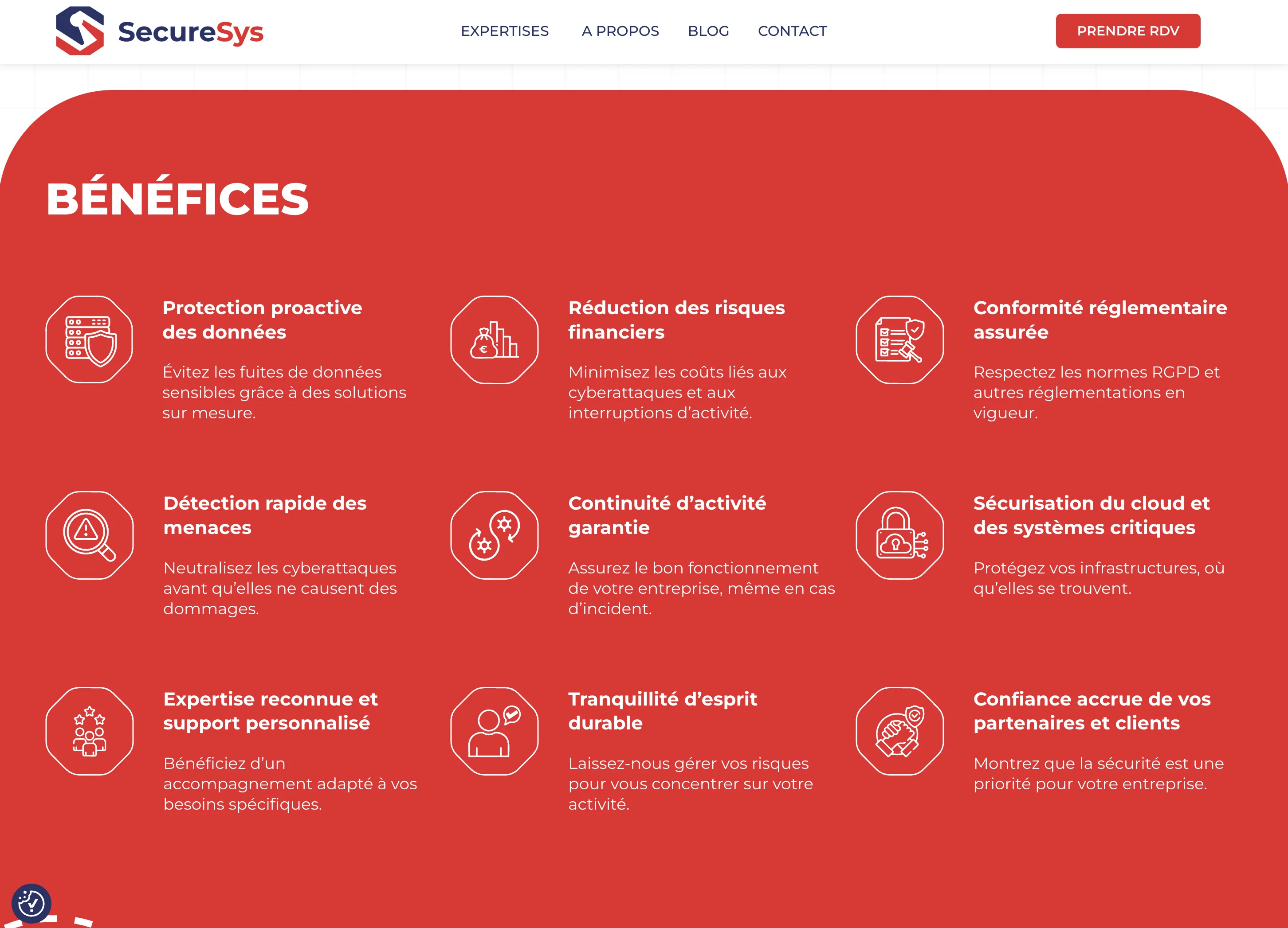 SecureSys - Bénéfices